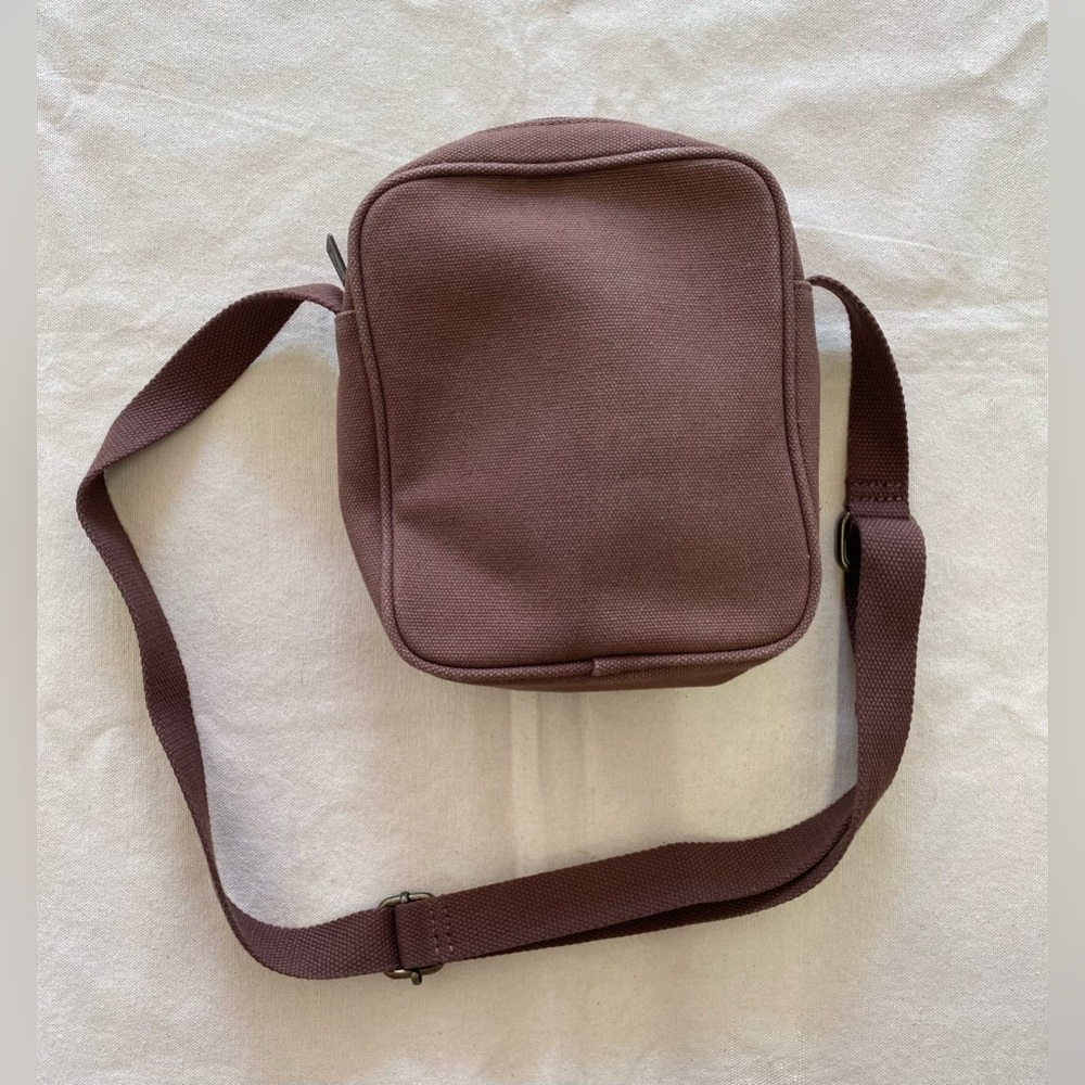 Pendleton Alto Mesa Crossbody Satchel Brown Cotton Canvas Wool Panel Unisex - Picture 6 of 9